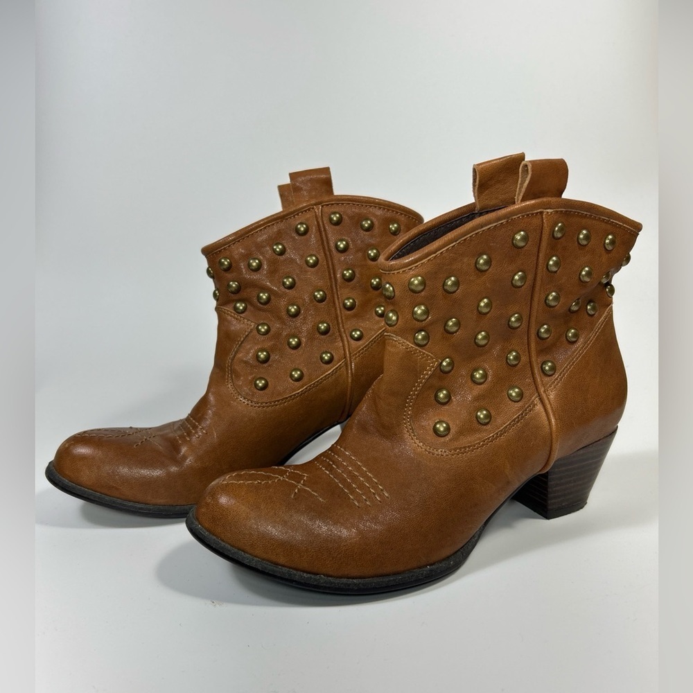 Kate & Mel western ankle cowgirl boots
